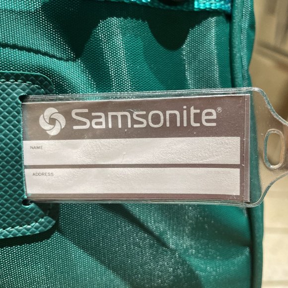 Vintage Sammies by Samsonite Duffel Bag in Green NEW with Tags - Picture 8 of 12